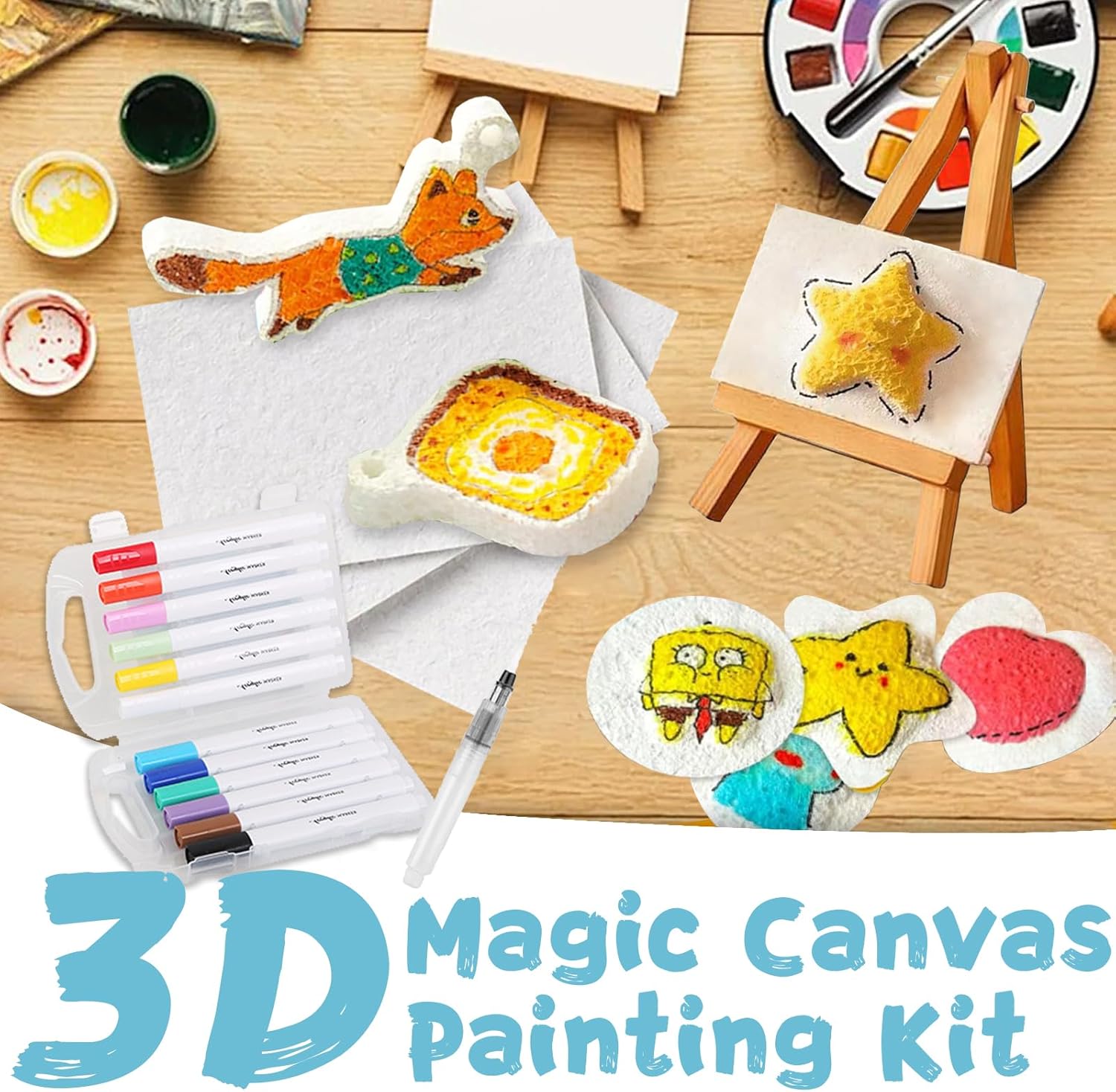 3D Puffy Foam Texture Painting - Kids Toys Drawing ulasan dan harga