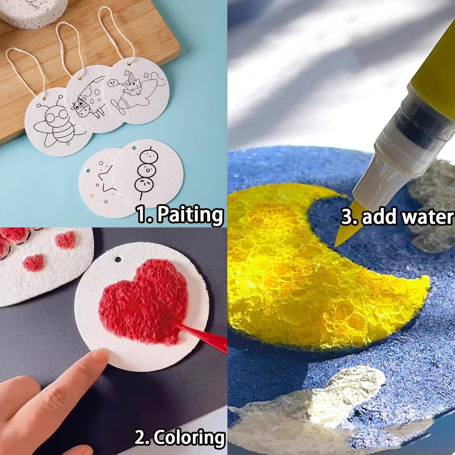 3D Puffy Foam Texture Painting - Kids Toys Drawing ulasan dan harga