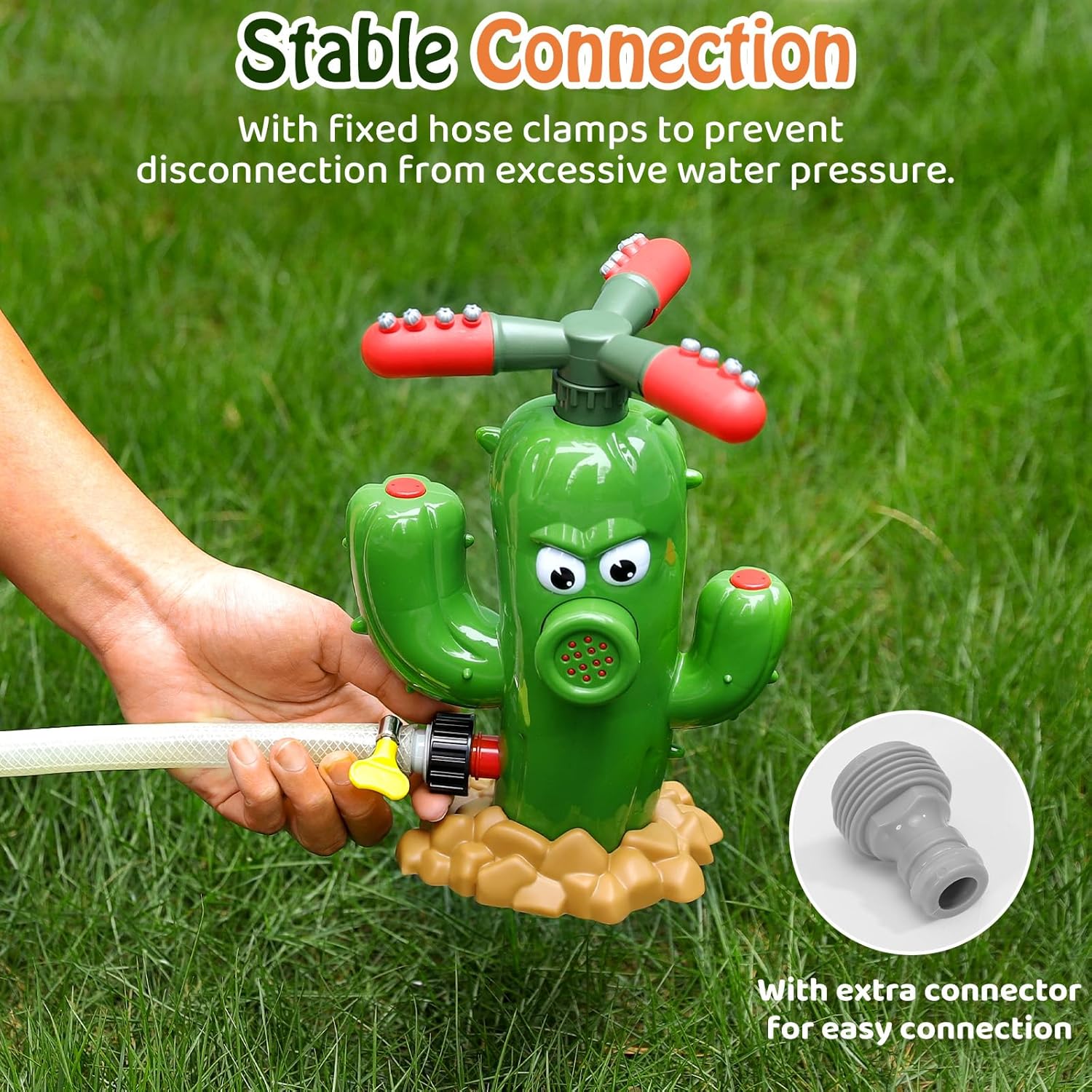 Water Spray Toy Cactus Sprinkl - Kids Yard Toys ulasan dan harga
