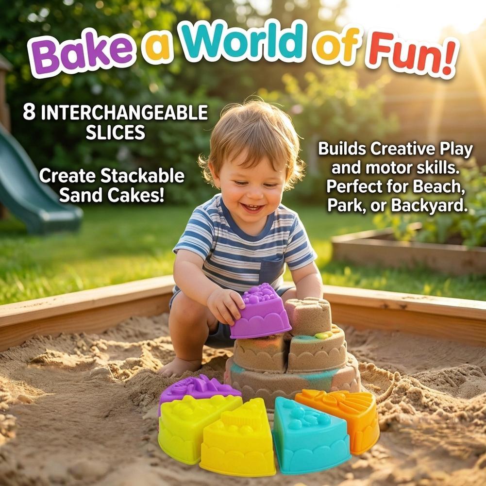 Cake‑Shape Sand‑Mold‑Set Porta - Kinetic Sand Mold ulasan dan harga