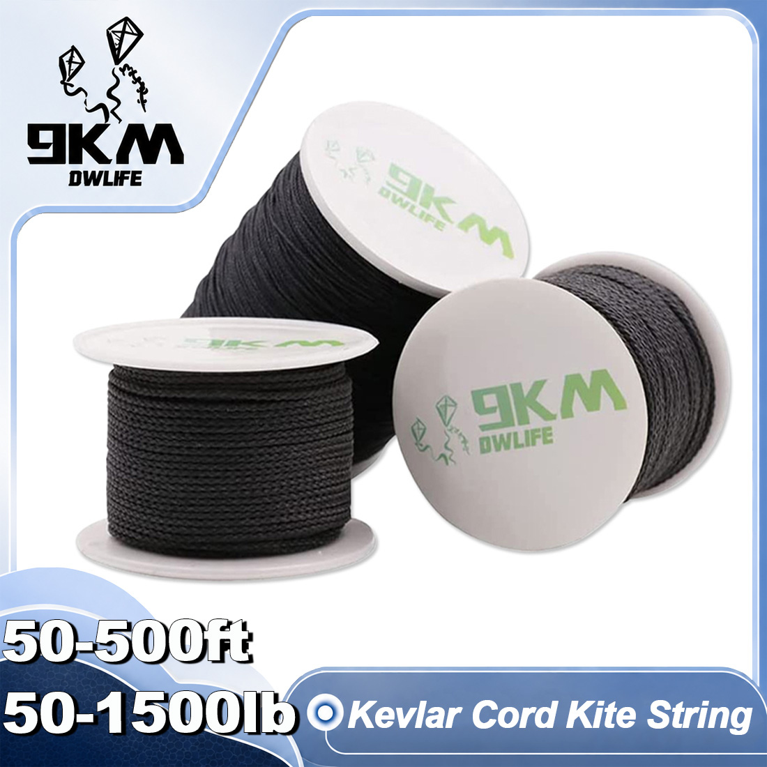 9KM DWLIFE Kevlar Cord– High S - Kite Wind Outdoor ulasan dan harga