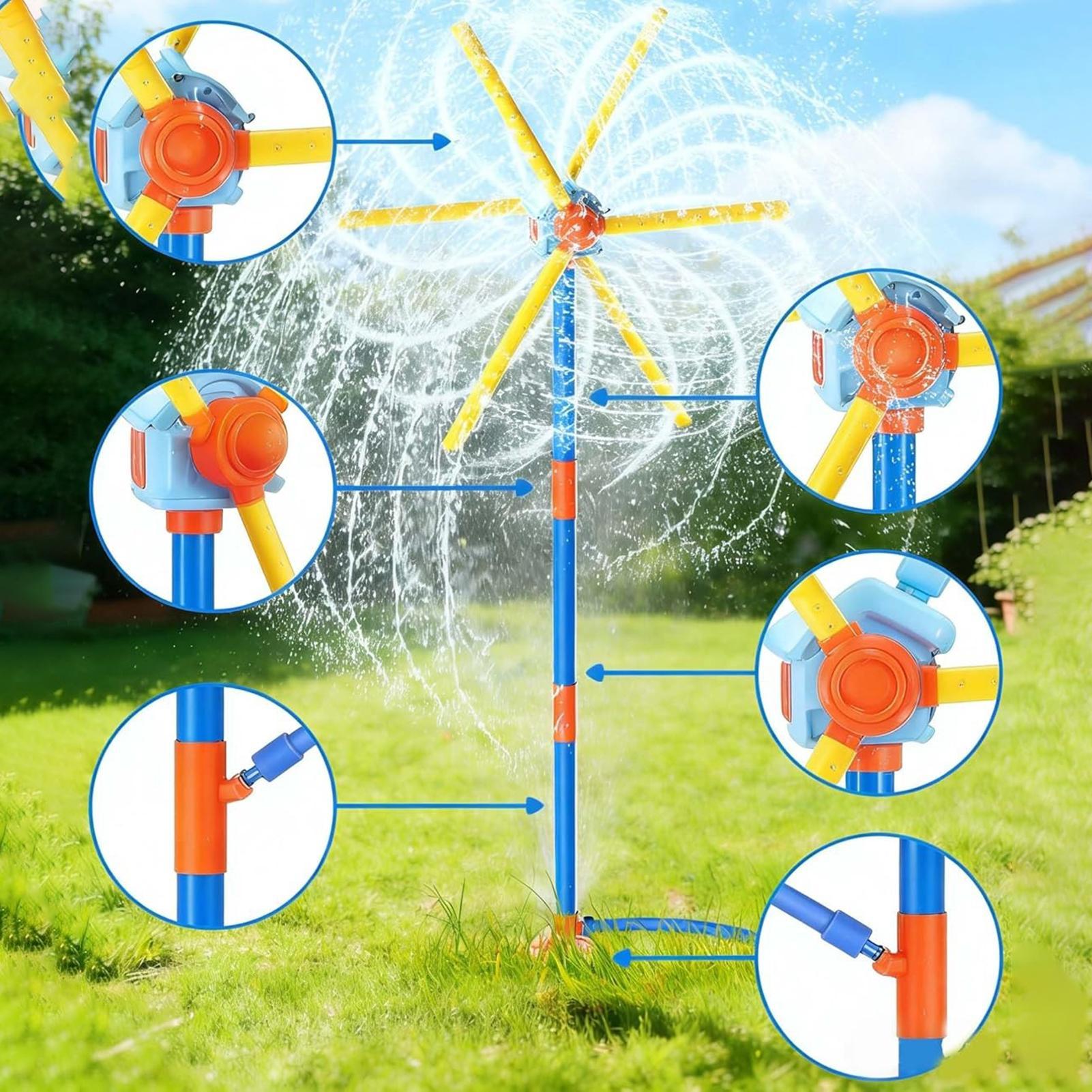 Kids Sprinkler Windmill Fun Sp - Kids Yard Toys ulasan dan harga