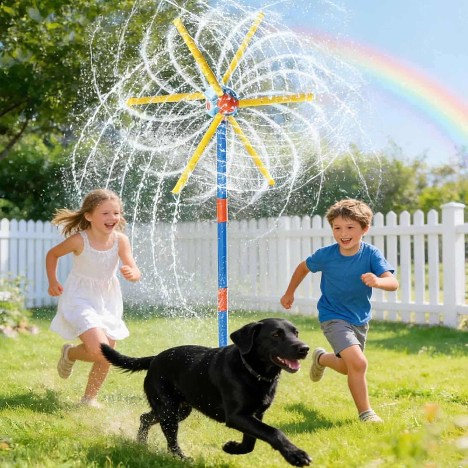 Kids Sprinkler Windmill Fun Sp - Kids Yard Toys ulasan dan harga
