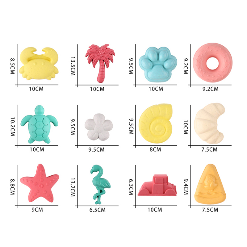 Beach Toy Sand Mold Sand Print - Kinetic Sand Mold ulasan dan harga