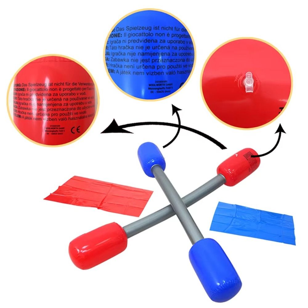 Outdoor Toys Red Blue Inflatab - Kids Yard Toys ulasan dan harga