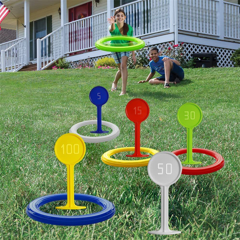 Plastic Ring Toss Game for Kid - Kids Yard Toys ulasan dan harga