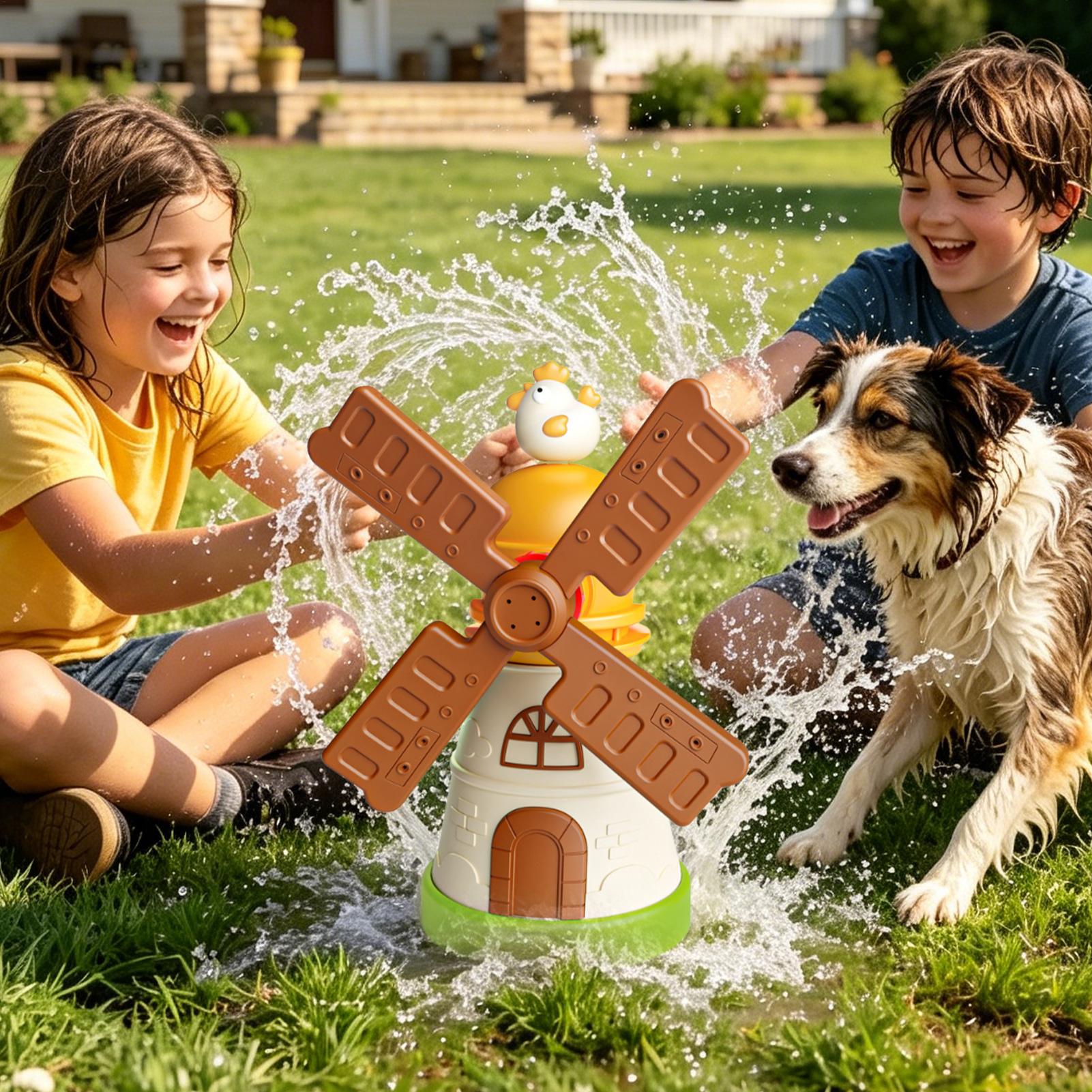 Kids Windmill Sprinkler Rotati - Kids Yard Toys ulasan dan harga