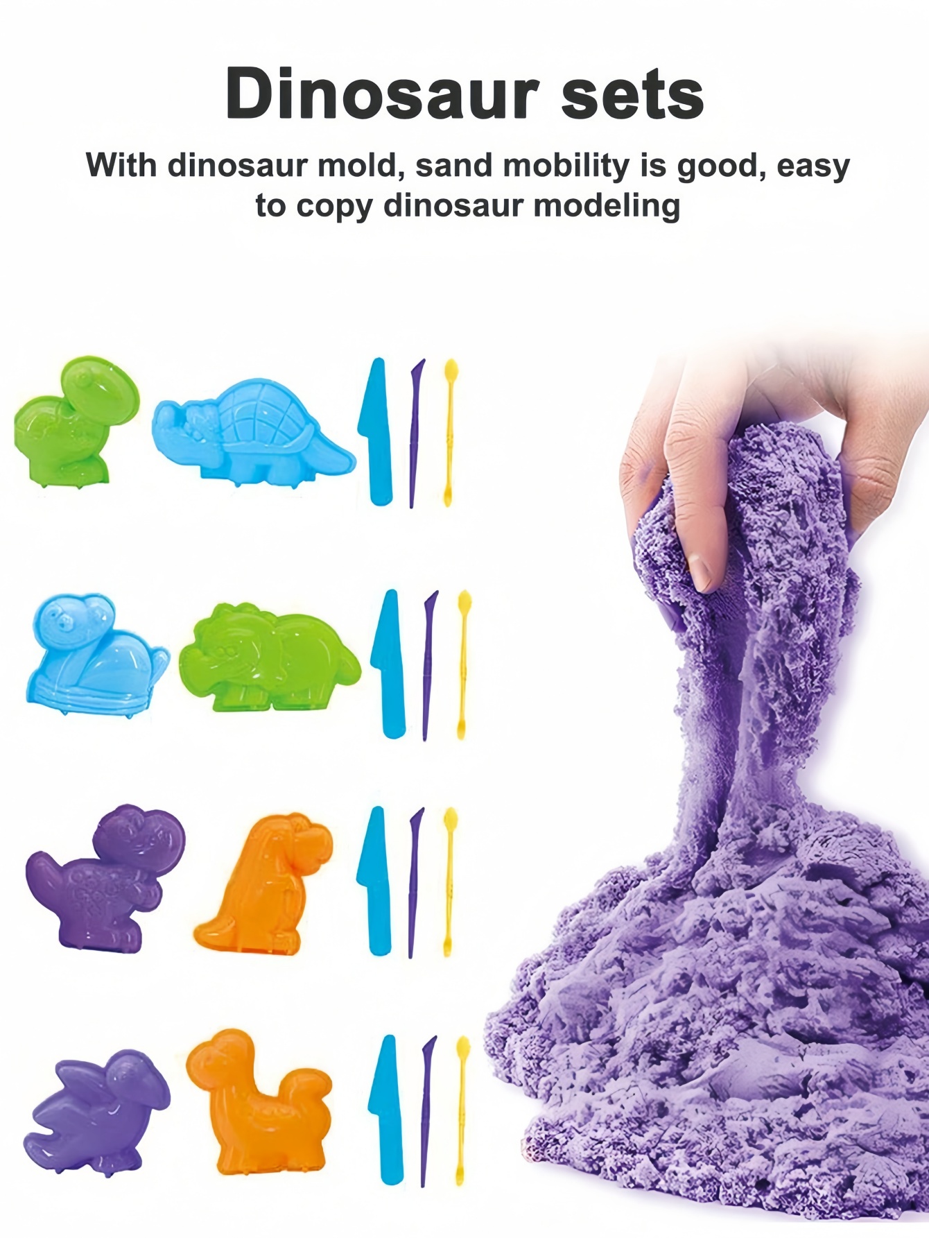 1/2boxs Play Sand Set 150g Of  - Kinetic Sand Mold ulasan dan harga