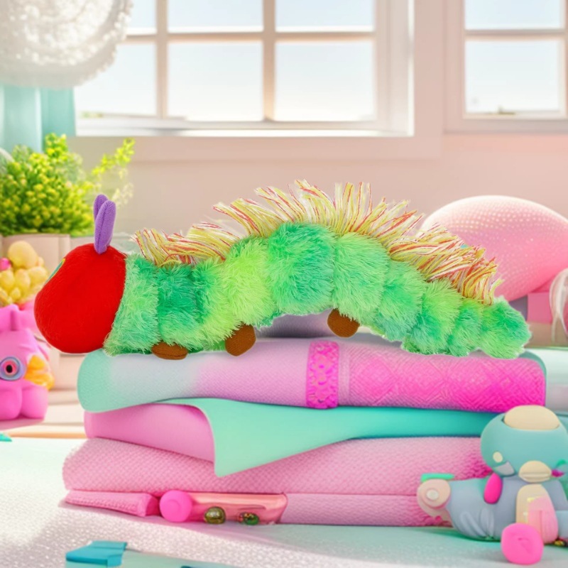 Caterpillar Soft Toy Green Cot - Kids Toys Very ulasan dan harga