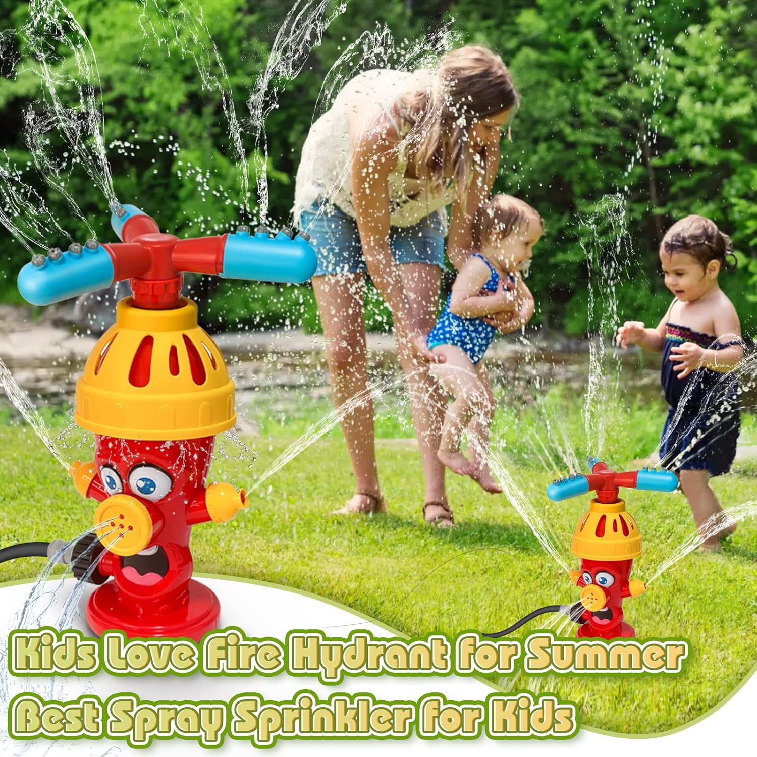 Hydrant Sprinkle Water Spray T - Kids Yard Toys ulasan dan harga