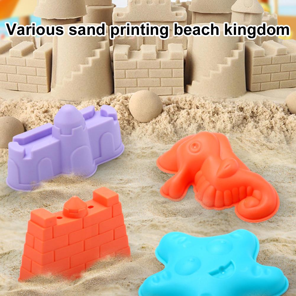 17Pcs Kids Beach Toys Set with - Kinetic Sand Mold ulasan dan harga