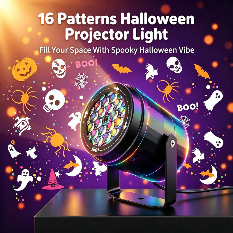 Halloween Christmas LED Projec - Kids Yard Toys ulasan dan harga