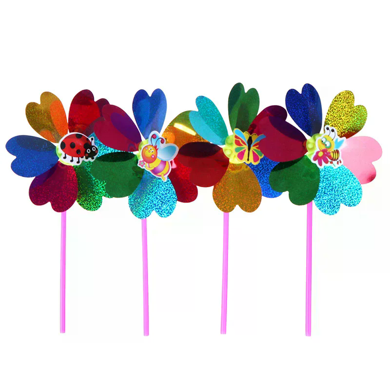 Colorful Sequins Windmill Wind - Kids Yard Toys ulasan dan harga