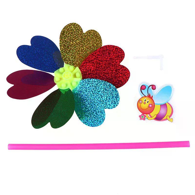 Colorful Sequins Windmill Wind - Kids Yard Toys ulasan dan harga