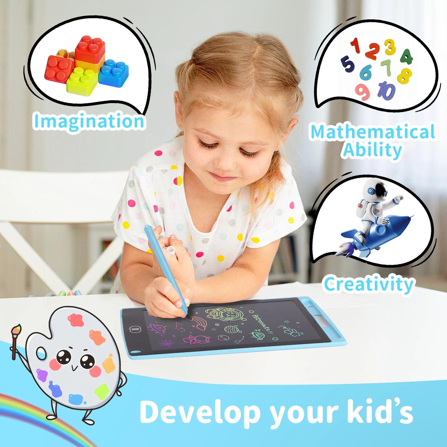 8.5 Inch LCD Writing Tablet Dr - Kids Toys Drawing ulasan dan harga