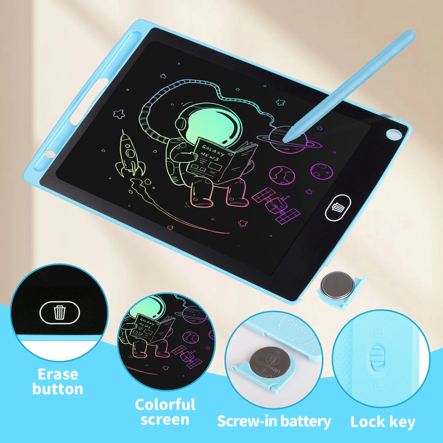 8.5 Inch LCD Writing Tablet Dr - Kids Toys Drawing ulasan dan harga
