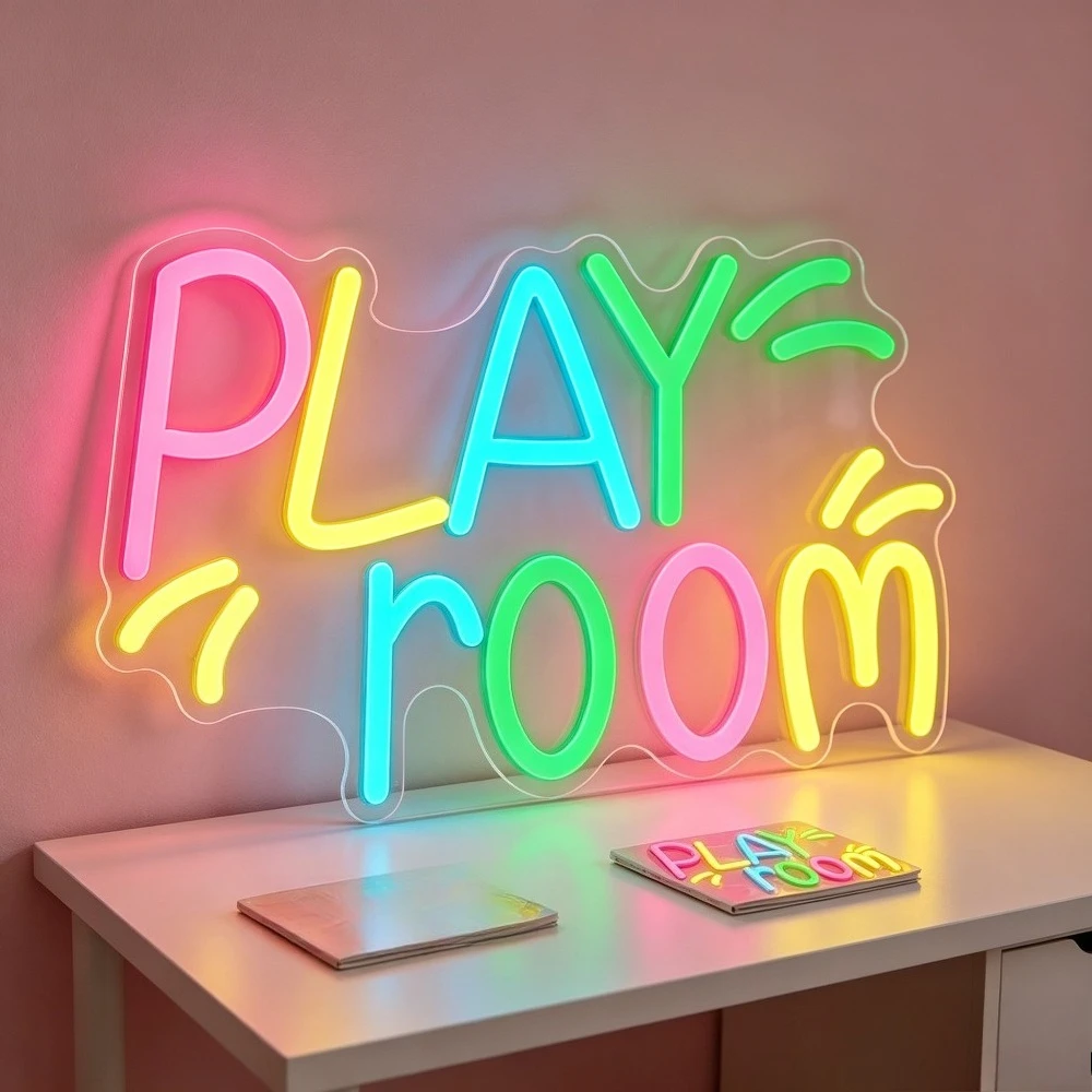 Play Room Neon Sign for Wall D - Kids Play Zone Toys ulasan dan harga