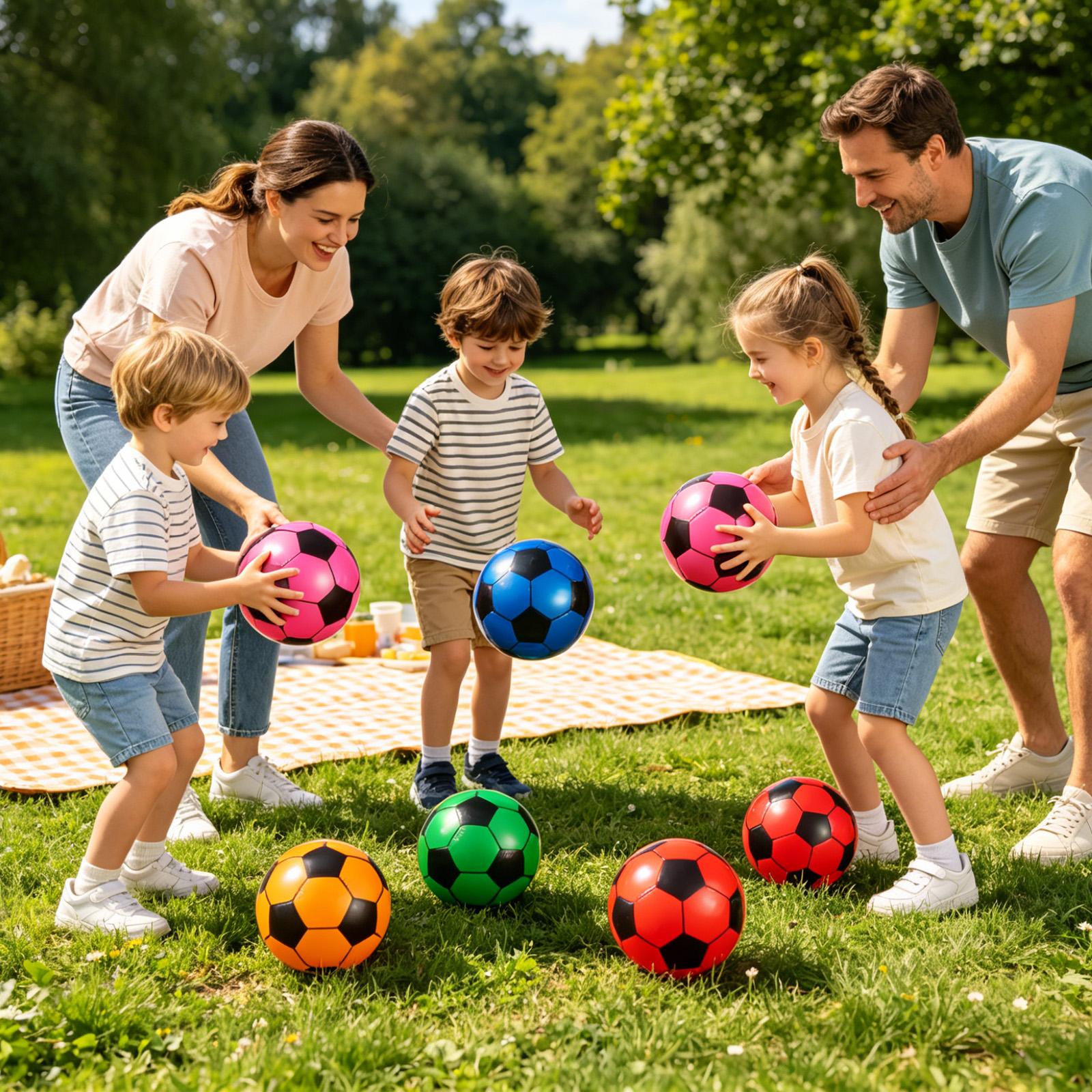 Soccer Ball Inflatable 6 Piece - Kids Yard Toys ulasan dan harga